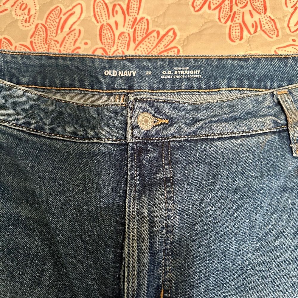 Old Navy O.G. Straight High Rise Jeans - Size 22
